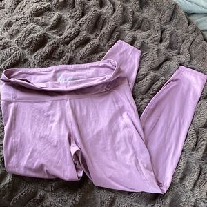 All in Motion neutral pink/purple work out leggings, size XL- new without tags!